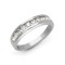 18ct White Gold 1.50ct Channel Set Diamond 1/2 ET