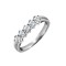 18ct White Gold 75pts 5 Stone Diamond Ring