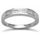 18ct White Gold Channel Set Diamond Half Eternity Ring