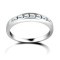 18ct White Gold Channel Set Diamond Half Eternity Ring