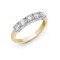 18ct Yellow/White 2.00ct Diamond 5 stone Ring