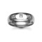 18ct Gold White Diamond Rubover set Wedding Ring 8mm