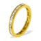 18ct Yellow Gold Channel Set Full Eternity Ring Baguette Diamond 1.00ct G VS