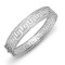 9ct White 1ct Dia Bangle