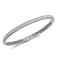 9ct White Gold Diamond Bangle