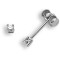 9ct White 30pts Dia Stud Earrings