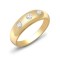9ct Yellow Gold Diamond 3 Stone Trilogy Ring