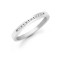 9ct White Gold Diamond Half Eternity Ring