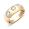 9ct Yellow Gold Diamond Ring