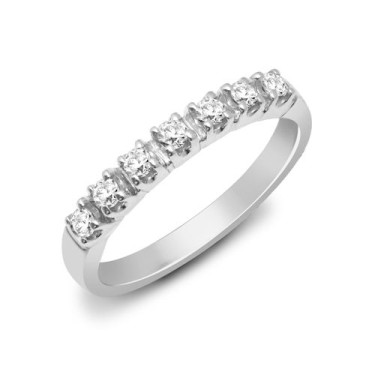 9ct White Gold Diamond Ring