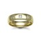9ct Gold Yellow Diamond Rubover set Wedding Ring 6mm