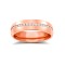9ct Rose Gold RBC Court Diamond Wedding Band Fully Set - 4mm - 50pts 4mm