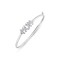 925 Silver CZ Set Mum Bangle
