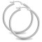 925 Sterling Silver Polished Hoop Earrings