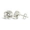 925 Sterling Silver Wool Knot Stud Earrings