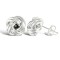 JN Jewellery 925 Silver Wool Knot Stud