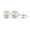 JN Jewellery 925 Silver 6.5mm Cultured Seawater Akoya Pearl Studs