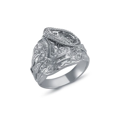 925 Silver Saddle Ring