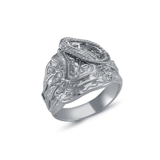 925 Silver Saddle Ring