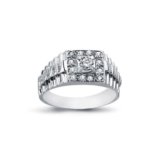 925 Silver CZ Set Solitaire Ring Watch Bracelet Shoulders