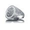 925 Silver Half Sovereign Ring