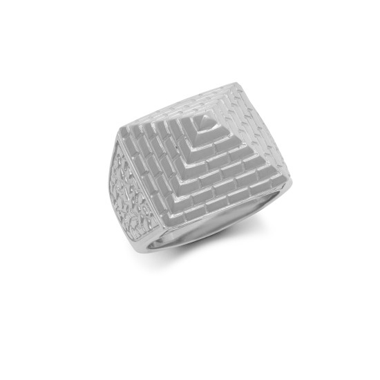 JN Jewellery 925 Silver Pyramid Ring