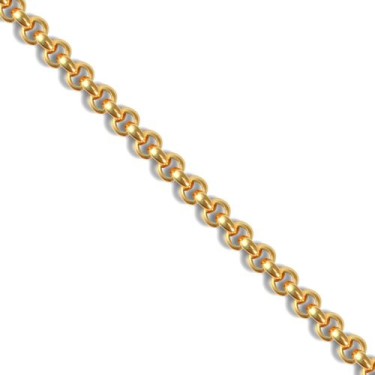 9ct Yellow Gold Belcher Bracelet