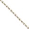 9ct Yellow Gold Cast Oval Marine Link Bracelet