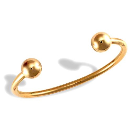 9ct Yellow Gold Torque Bangle