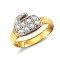 9ct Yellow Gold Cubic Zirconia Children's Ring