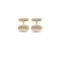 9ct Yellow Gold Oval Cufflinks