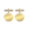 9ct Yellow Gold Round Cufflinks