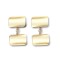 9ct Yellow Gold Cufflinks Oblong
