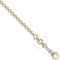 9ct Yellow Gold Micro Belcher 2.2mm Gauge Pendant Chain
