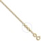 9ct Yellow Gold Micro Belcher 1.5mm Gauge Pendant Chain