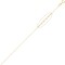 JN Jewellery 9ct Yellow Gold Round Belcher 1.7mm Gauge Pendant Chain