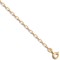 9ct Yellow Gold Italian Diamond Cut Belcher 2.3mm Gauge Pendant Chain