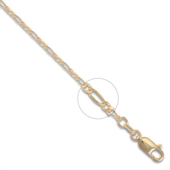 9ct Yellow Gold Figaro Chain
