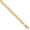 9ct Yellow Gold Flat Curb 3.6mm Gauge Bracelet