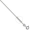18ct White Gold Curb 1mm Gauge Pendant Chain