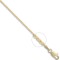 9ct Yellow Gold Diamond Cut Spiga 1.2mm Gauge Pendant Chain