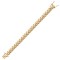 JN Jewellery 9ct Yellow Gold Cuban Chain 12.6mm Gauge Bracelet