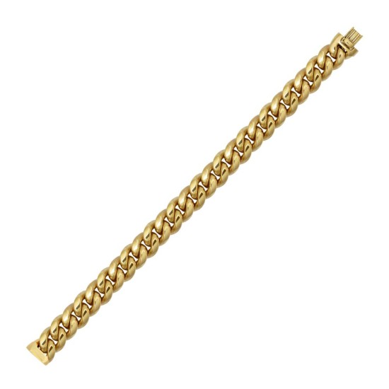 JN Jewellery 9ct Yellow Gold Cuban Bracelet 12mm Gauge