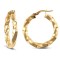 9ct Yellow Gold Twist Earrings