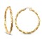9ct Yellow Gold Twist Earrings
