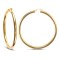 9ct Yellow Gold Hoop Earrings- 4mm Tube