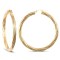 9ct Yellow Gold Twist Hoop Earrings
