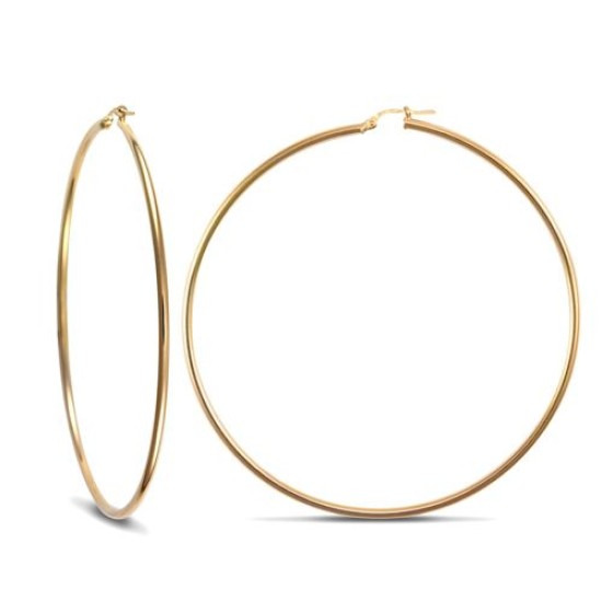 9ct Yellow Gold Hoop Earrings