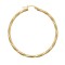 9ct Yellow Gold Twist Hoop Earrings