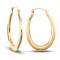 9ct Yellow Gold Creole Earrings